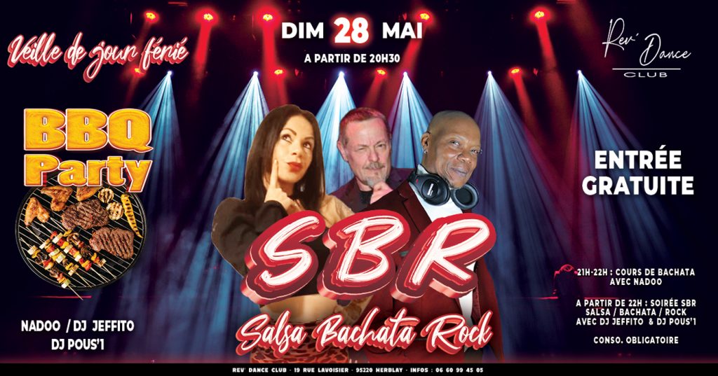 Dimanche 28 mai - ENTREE GRATUITE - Soirée SBR - Nadoo & DJ Jeffito & DJ Pous1