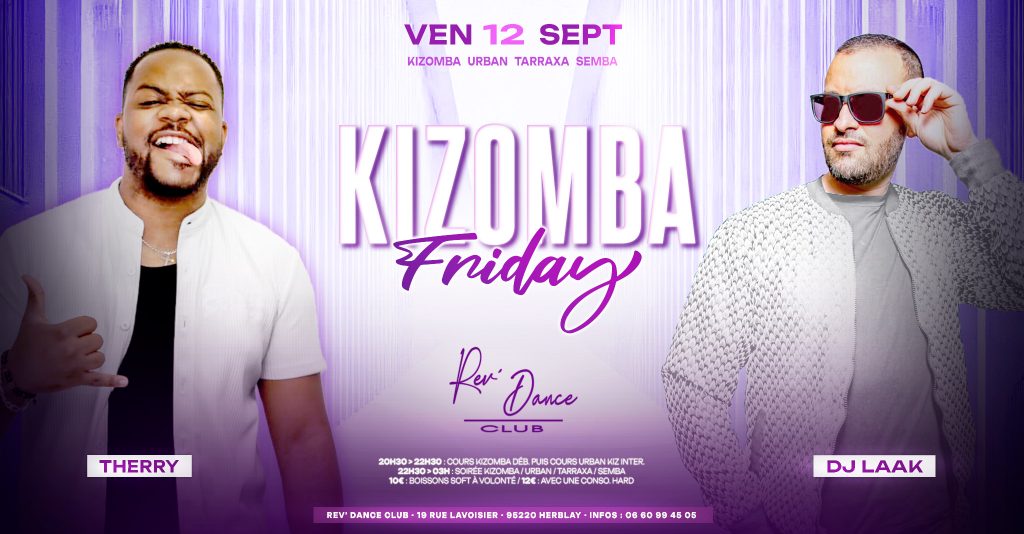 12/09/2025 - Friday Kizomba - THERRY & DJ LAAK