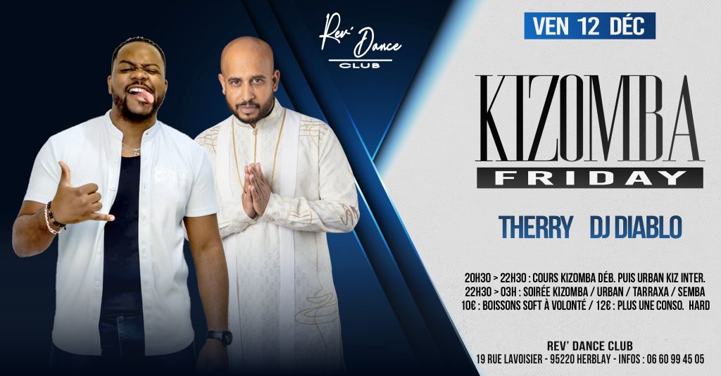 12/12/2025 - Friday Kizomba - THERRY & DJ DIABLO