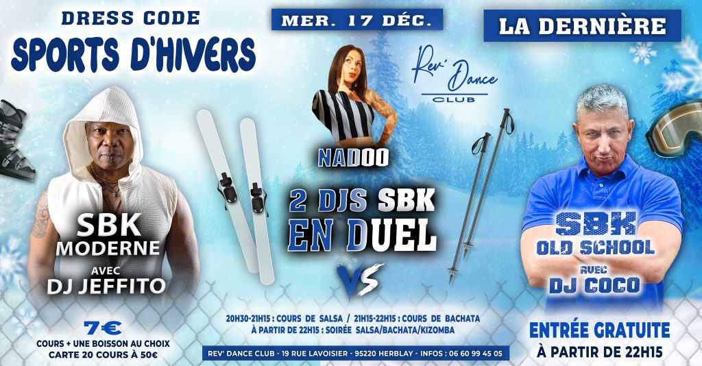 Mercredi 17/12/2025 - Mercredi SBK - Nadoo / DJ Jeffito / DJ Coco