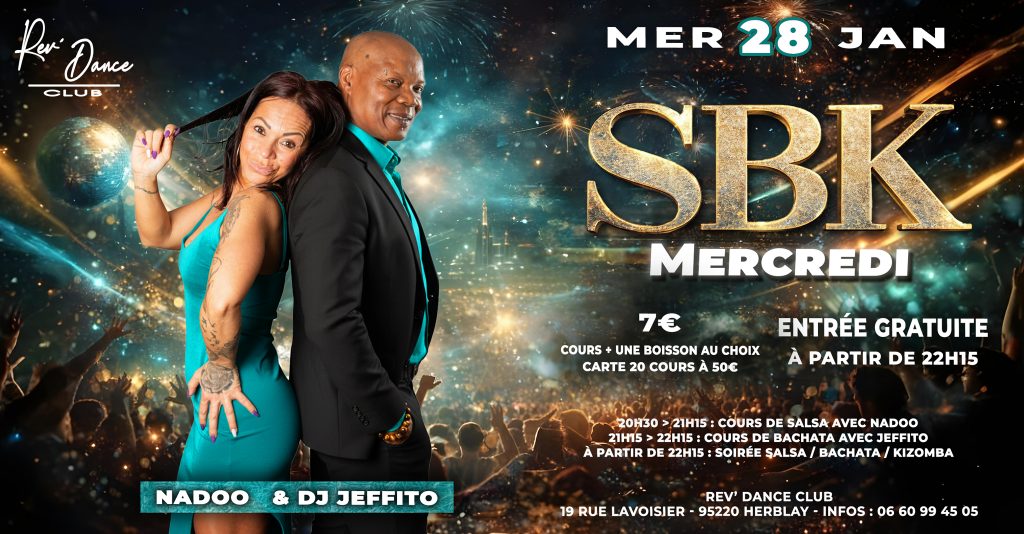 Mercredi 28 janvier 2026 - Mercredi SBK - Nadoo & DJ Jeffito
