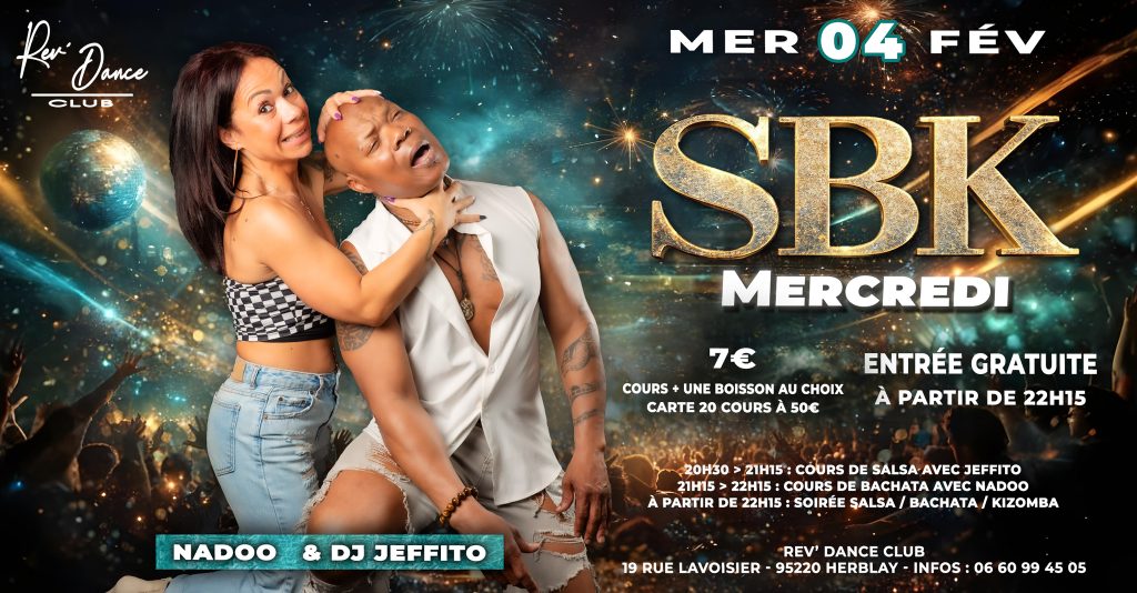 Mercredi 04 février 2026 - Mercredi SBK - Nadoo & DJ Jeffito