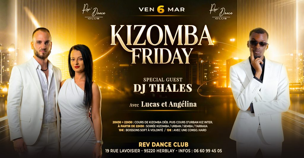 06/03/2026 - Friday Kizomba - Lucas / Angélina / DJ Thales
