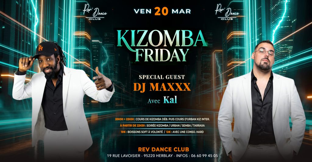 20/03/2026 - Friday Kizomba - Kal & DJ Maxxx