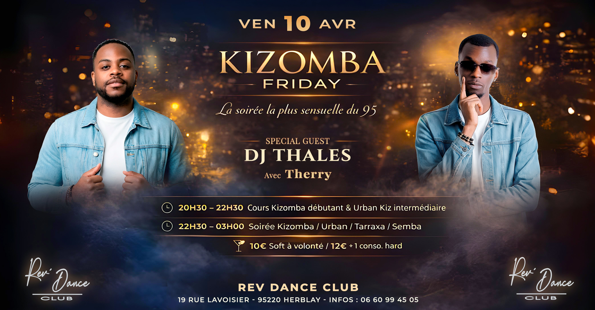 10/04/2026 - Friday Kizomba - Therry & DJ Thales