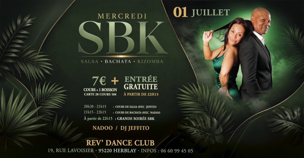 Mercredi 01 juillet 2026 - Mercredi SBK - Nadoo & DJ Jeffito