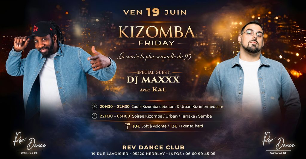 19/06/2026 - Friday Kizomba - Kal & DJ Maxxx