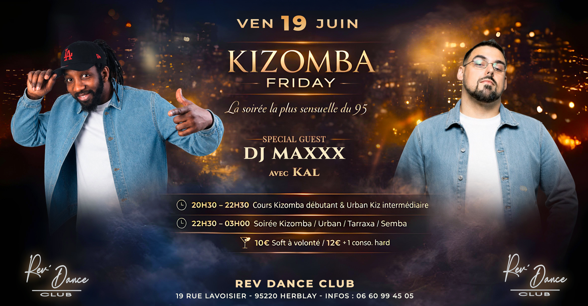 19/06/2026 - Friday Kizomba - Kal & DJ Maxxx