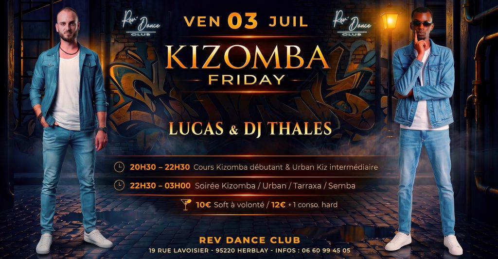 03/07/2026 - Friday Kizomba - Lucas & DJ Thales