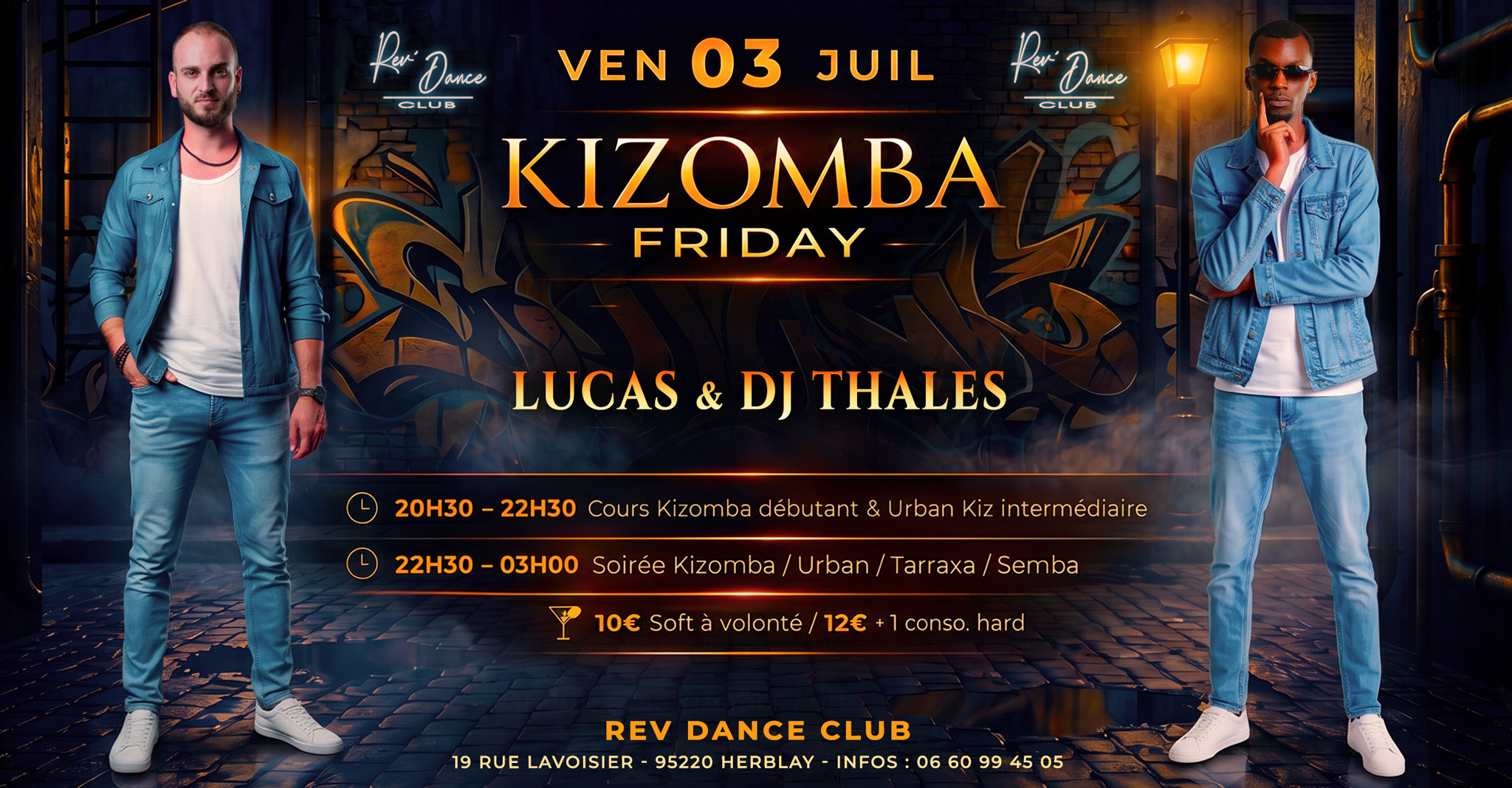 03/07/2026 - Friday Kizomba - Lucas & DJ Thales