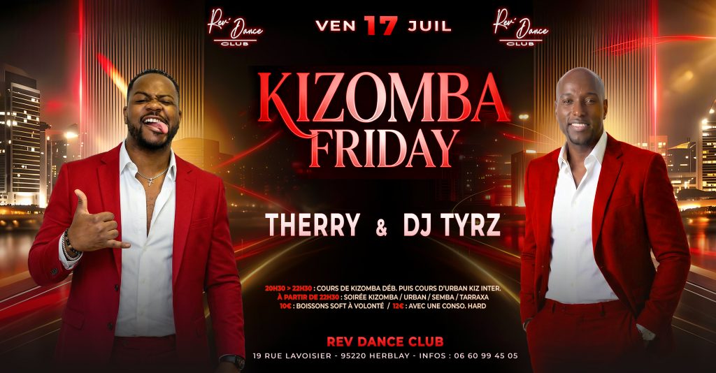 17/07/2026 - Friday Kizomba - Therry & DJ Tyrz