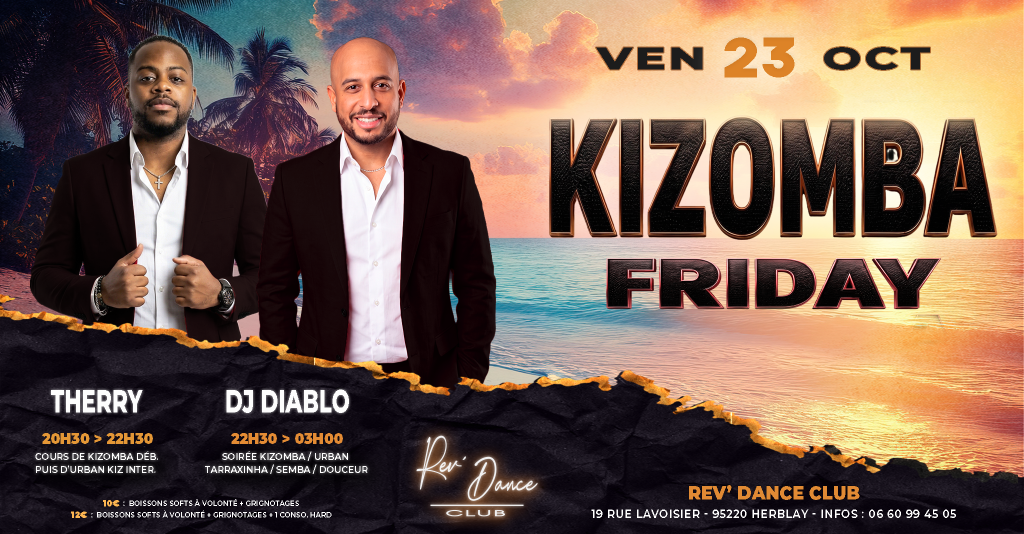 23/10/2026 - Friday Kizomba - Therry & DJ Diablo